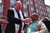 2011 Lourdes Pilgrimage - Archbishop Dolan with Malades (41/267)